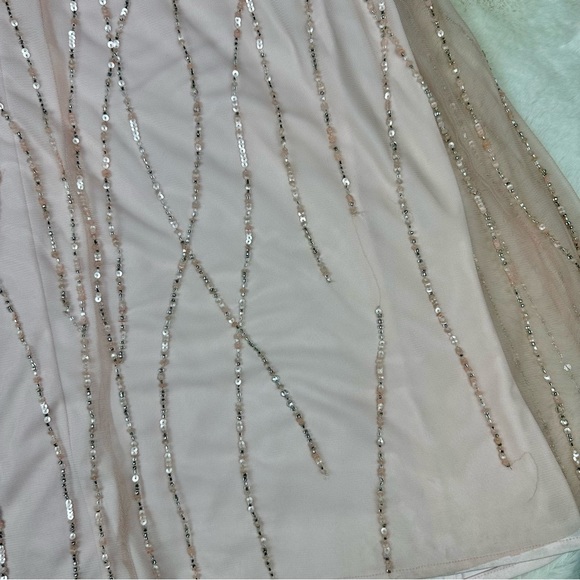 BHLDN ADRIANNA PAPELL BROOKLYN DRESS BLUSH SIZE 2 - Picture 8 of 16